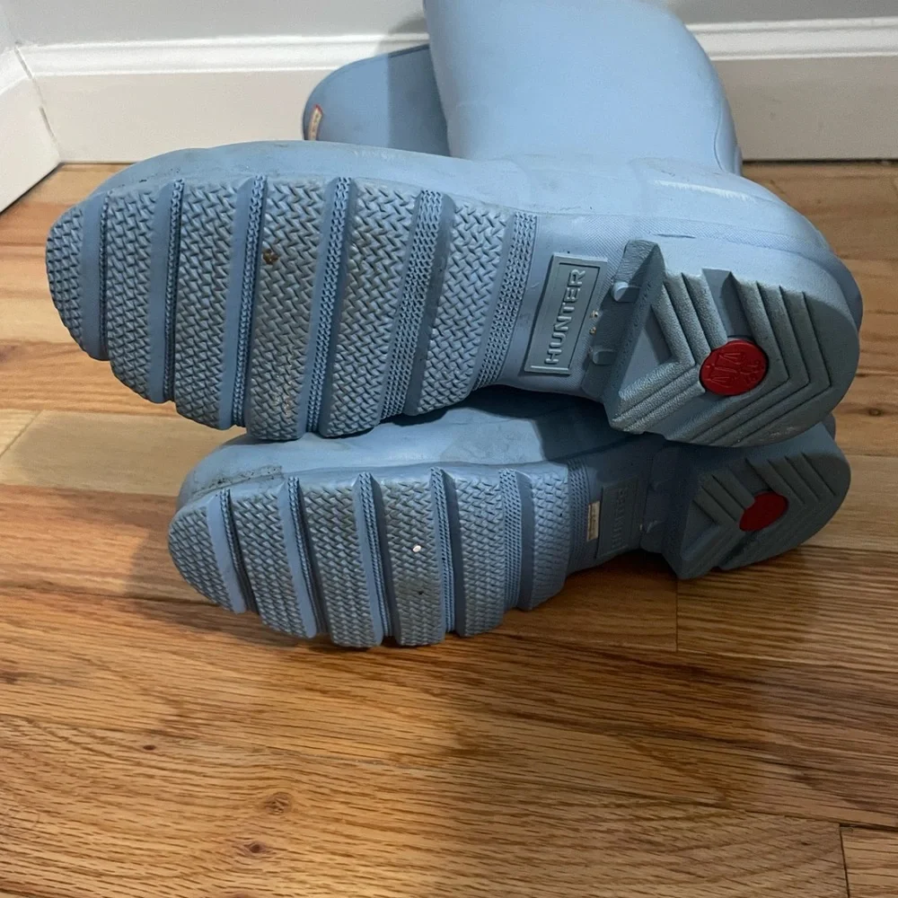 Light/Carolina Blue Packable Hunter Rain Boots - Picture 5 of 8